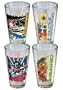 Atari Arcade Pint Glass 4 Pack