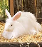 Folkmanis Angora Rabbit 14in Hand Puppet