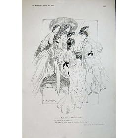 1905 WOMEN FASHION DRESSES DIVORCE DRAWING MACDONALD