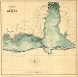 Approaches to Mobile, Ala. 1864. (Civil War Map Reprint: 36