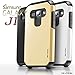 Evocel® Galaxy J1 (2015) Case - Dual Layer Armor Protector Case For Samsung Galaxy J1 (2015) - Retail Packaging, Black