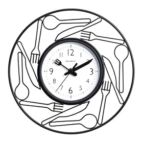 Chaney Instruments Knife & Fork Wall Clock