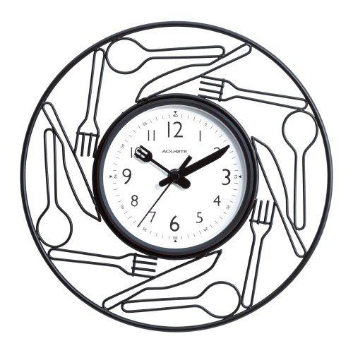 Chaney Instruments Knife & Fork Wall Clock
