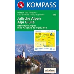 Julische Alpen / Alpi Giulie, Nationalpark Triglav / Parco Nazionale del Triglav-Bled: 1 : 25 000: Wandern, Rad, Skitouren. GPS-geeignet