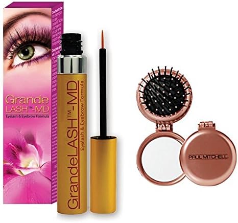 Bundle- 2 Items: Grandelash GrandeLASH-MD (3 month supply) 2 Milliliter, &amp; Paul Mitchell Compact Mirror