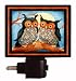 Halloween Night Light - Owl Duo