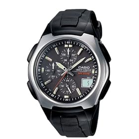 Casio Men's Waveceptor Atomic Dual-Time Watch #WVQ400J-1
