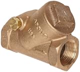 Apollo 161T-LF Series Bronze Swing Check Valve, Potable Water Service, Class 125, Bronze Seat, 1/4