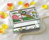 Hummingbird Stained Glass Jewelry Box - Style 37893