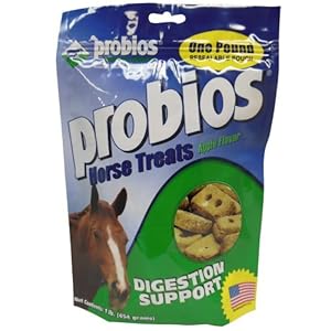 Probios® Horse Treats Digestion Support - Apple Flavor 1lb Pouch