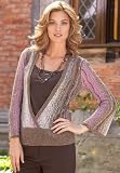 Knitted Faux-Wrap