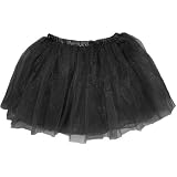 Three Layer Ballet Fairy Tutu - Black