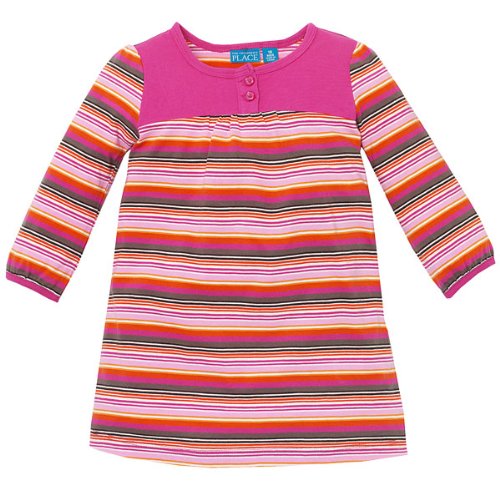 striped knit dress