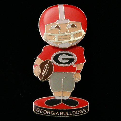 Georgia Bulldogs Bobblehead Football Player Pin