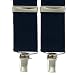 Wide Clip on Braces - Navy
