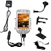 Car / Auto Multi Adapter Mount Holder GPS Navigation Kit for the T-Mobile MDA IIi with built in charger - Gomadic Brand