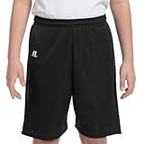 Russell Athletic 659AFB Youth Nylon Tricot Mesh Short - Black - S