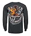Harley-Davidson Mens Finish Line Flaming Piston Screamin Eagle Long Sleeve