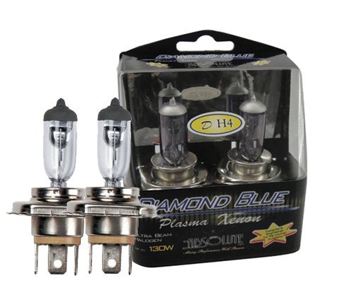 Absolute DH4 (H4) Xenon Halogen Light Bulb Pair