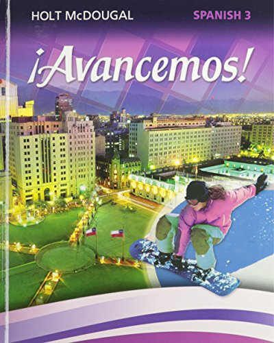 avancemos student edition level 3 2013 spanish edition