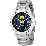 NCAA Michigan Wolverines Men's Round Dial Watch