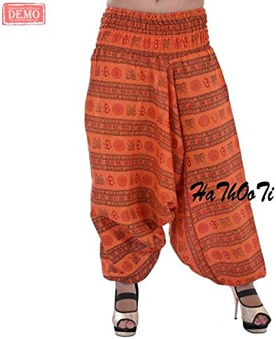 Hathooti - Indian Hippie Yoga Trouser Soft Comfortable Pants unisex