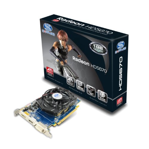 Sapphire ATI Radeon 1 GB 128-bit GDDR5 DVI/HDMI/DisplayPort PCI Express 2.0 x16 Video Card 100289UL