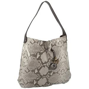 Lauren Merkin Astrid Shiny Python-Embossed Tote