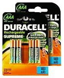 Duracell AAA Supreme1000mAh Rechargeable Batteries (Pack of 8)
