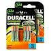 Duracell AAA Supreme1000mAh Rechargeable Batteries (Pack of 8)