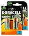 Duracell AAA Supreme1000mAh Rechargeable Batteries (Pack of 8)