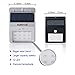 240Lumens Max Solar Lights, Hallomall Bigger and Brighter 12LED Outdoor Solar Motion Sensor Lights, Diamond Lampshade - SCREW/STICK - For Patio Deck Yard Garden Outside Wall - 2 Modes