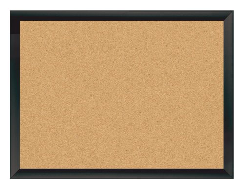Childrens Toyshop  Toys : Board Dudes 18"x24" Painted Black Framed Cork Board (17020BDUA)