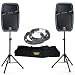 2 JBL EON 510 Powered PA DJ Speakers Bundle