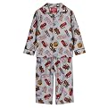 Toddler Boys' 2-piece Cars Coat Pajama Set - Grey