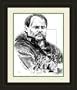 Green Bay Packers Framed Mike Holmgren Seattle Seahawks By Michael Mellett 26 X 30 - Black
