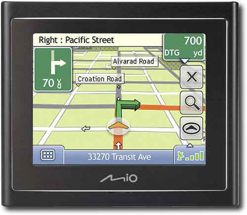 Mio Moov 200 3.5-Inch Portable GPS Navigator with Text-To-Speech