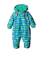 Toby Tiger Mono de Esquí Snowcroc (Azul / Verde)