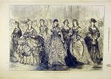 1874 FANCY-DRESS BALL MARLBOROUGH HOUSE COSTUMES PRINT