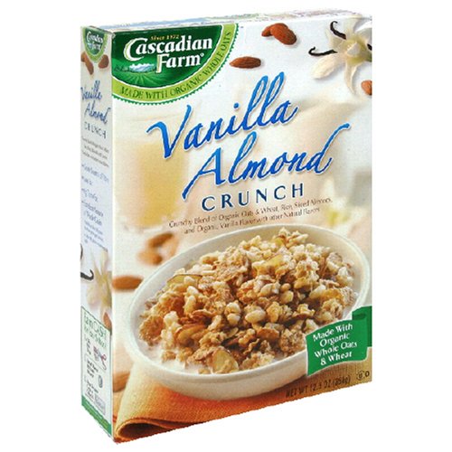 Cascadian Farm Vanilla Almond Crunch, 12.5-Ounce Box (Pack of 5) by Cascadian Farm