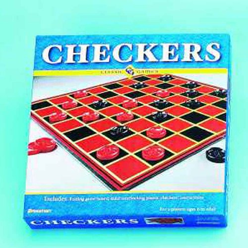 Checkers and Checkerboard Board Game