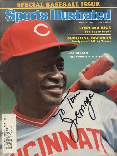 Joe Morgan Autographed/Hand Signed Sports Illustrated - April 12, 1976 - Special Baseball Issue