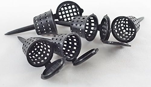 100 Pcs + 10 Pcs Fertilizer Basket M size bonsai baskets BLACK