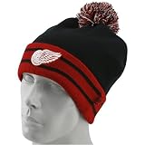 New Era Detroit Red Wings Black Old Pro Cuffed Beanie