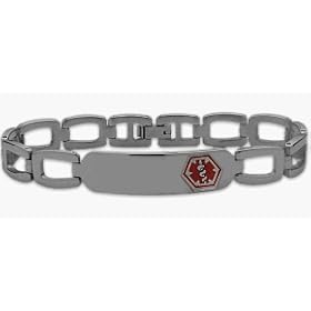 Ladies Stainless Steel Medical ID Bracelet