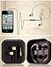 Headphones,In-Ear earbuds,with Mic Stereo & Volume Control Noise-isolating Earphones headsets for iPhone 6 6 Plus,iPod,iPad Air,Samsung S6 S5,HTC,LG G4 G3,Android Smartphones,MP3 Players (Gold1)