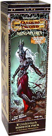 D and D Dungeons and Dragons Trading Miniatures Game Booster Pack Underdark