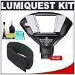 LumiQuest Quik Bounce Flash Diffuser + Cinch Strap + Accessory Kit for Canon 220EX 270EX 430EX 580EX II, Nikon SB-400 SB-600 SB-800 SB-900, Olympus FL-20 FL-36 FL-50, Pentax AF-360FGZ AF-540FGZ Flashes