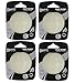 ChuckIt 4 Pack of Max Glow Dog Toy Balls, Medium Size