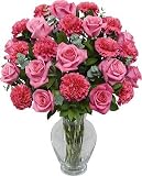 Pink Passion with Hourglass Vase